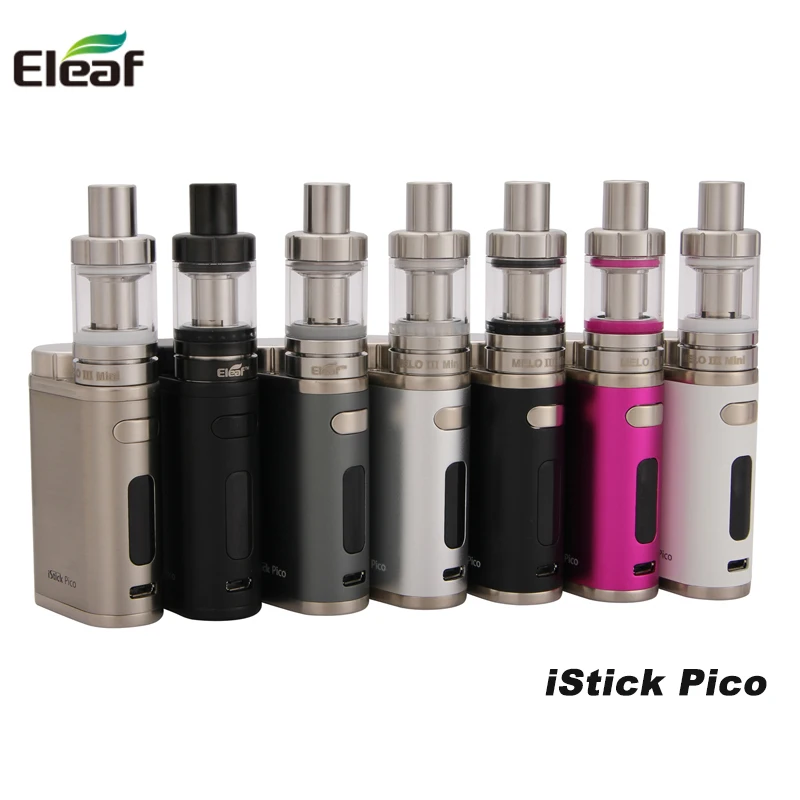 Оригинальный набор Eleaf iStick Pico 75 Вт Mod Box Vape с Melo 3 Tank III Mini электронная сигарета