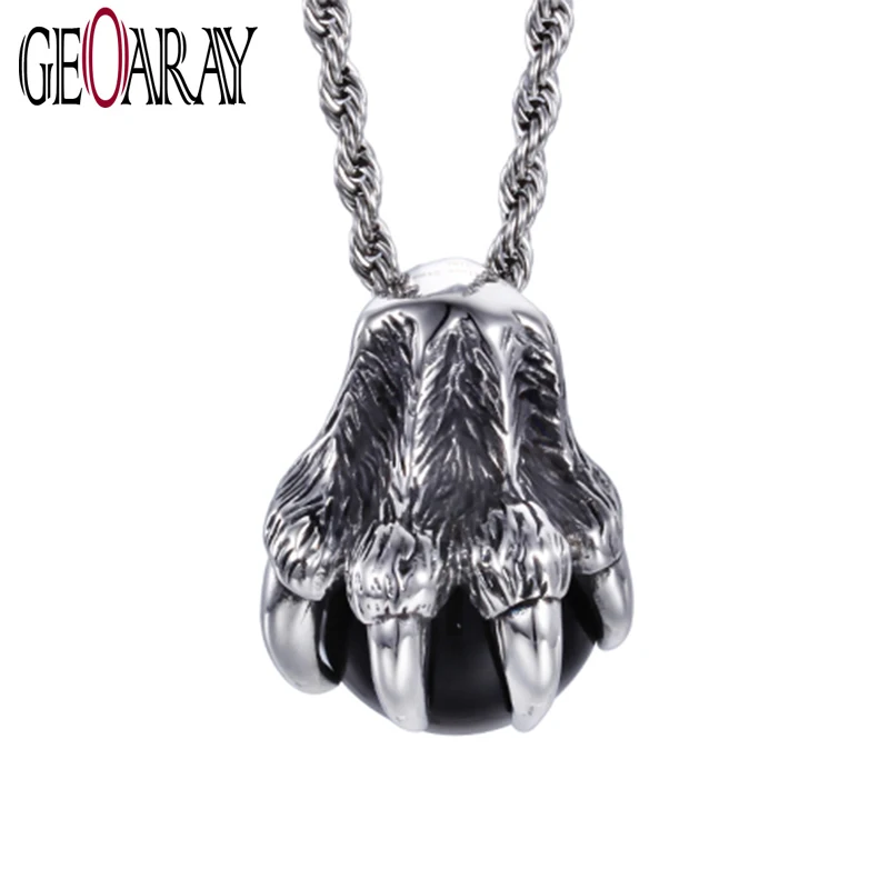Sharp волк Орел дьяволы когти подвеска Цепочки и ожерелья для Для мужчин Готический