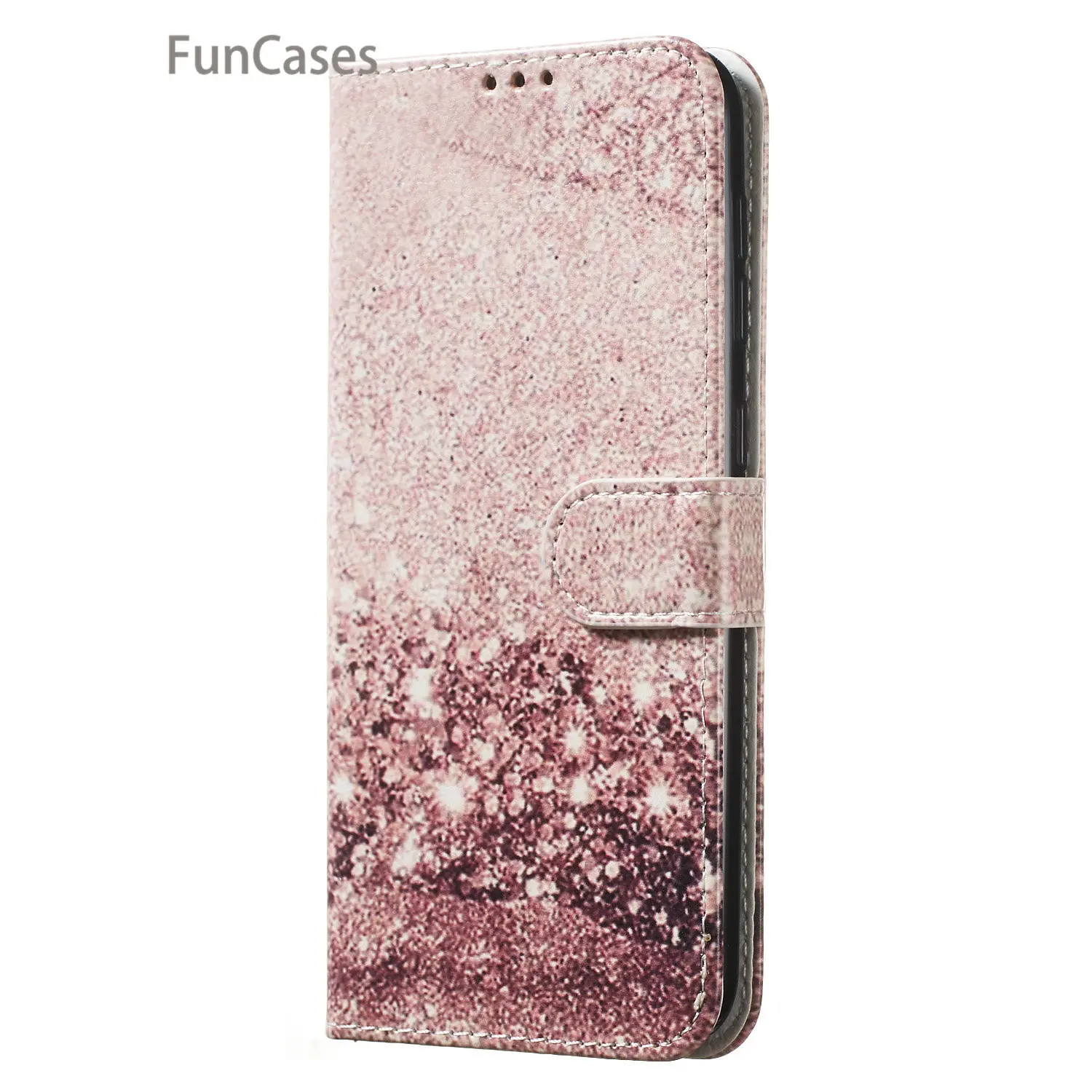 Розовый чехол-кошелек из искусственной кожи для аксессуаров Samsung M30 чехлы