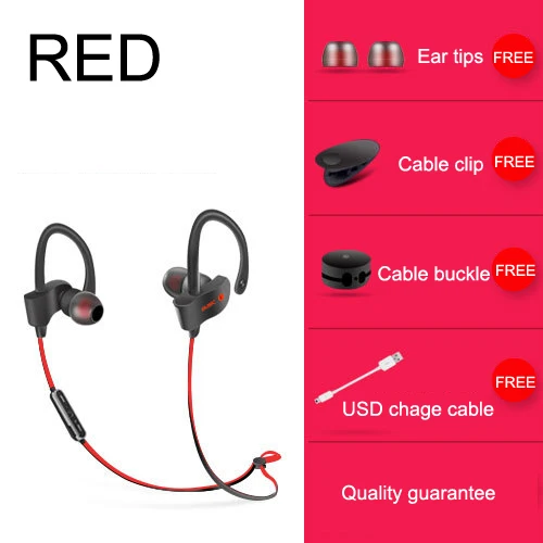 Bluetooth наушники mp3 Беспроводной вкладыши крючок Спорт Hands free с микрофоном fone де