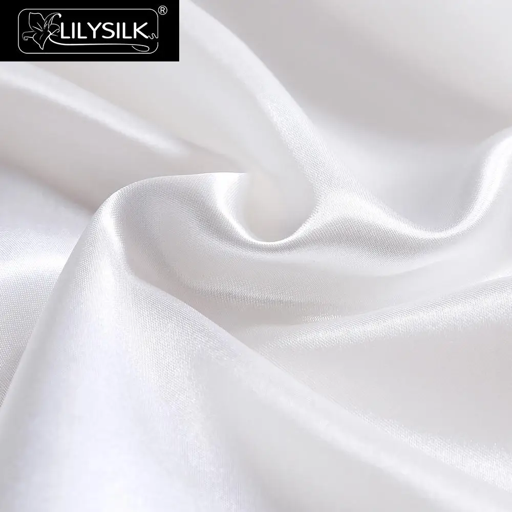 LilySilk простыня атласная бесшовная королева размер глубокий 25 см 40 1 шт домашний