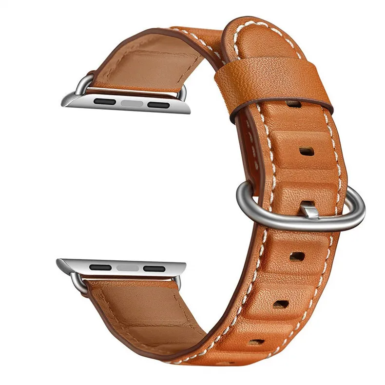 Ремешок из натуральной кожи для apple watch, ремешок для apple watch, 42 мм, 38 мм, 44 мм, 40 мм, iwatch, серия 5, 4, 3, 2, браслет, ремешок для часов