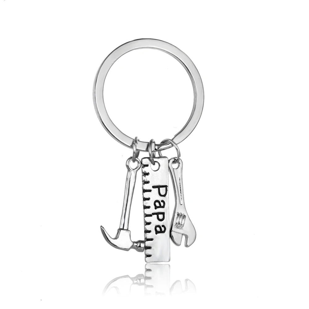 Папа Rular брелок Модные Ювелирные изделия Подарки для отца молоток гаечный ключ