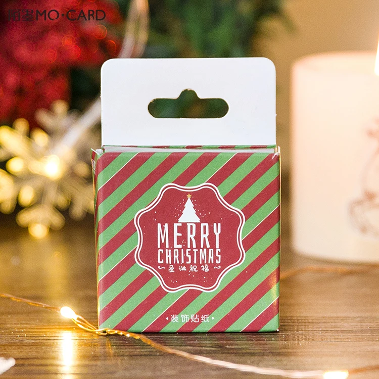 45pcs \ пожелания на Рождество DIY творческого удовольствия Симпатичные наклейки