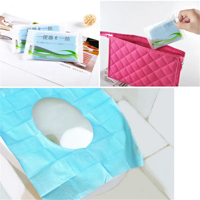 10 шт. одноразовых подставок для унитаза дорожный строительный коврик 100%