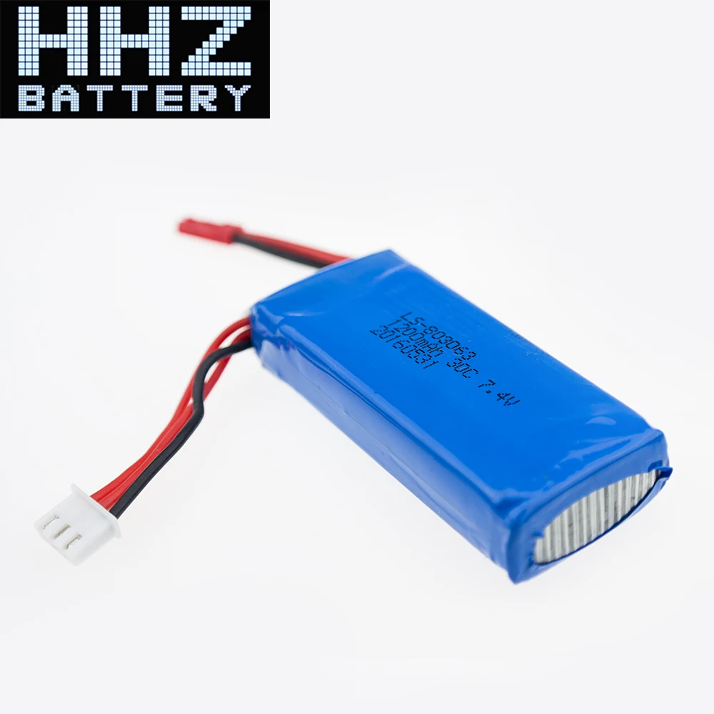 3 шт. литий-полимерные игрушки WLtoys V666 2S 7 4 В 1200 мАч аккумулятор для YiZhan Tarantula X6 MJX X101