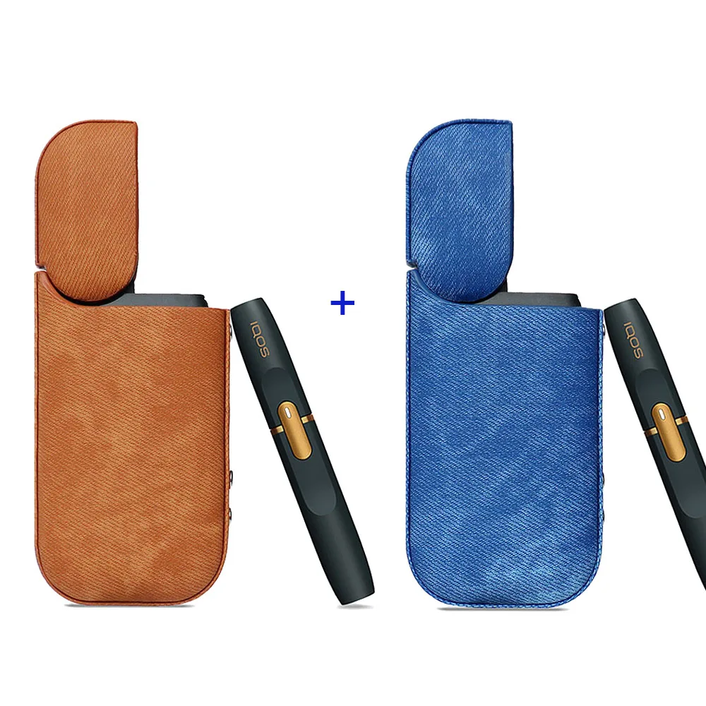 JINXINGCHENG 2 шт./партия защитный чехол для iqos 2,4 Plus чехол из искусственной кожи чехол сумка для переноски - Цвет: 07BA