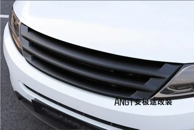Высокое качество ABS черный UNPAINT автомобиль передний бампер гонки решетки Вокруг Накладка для KIA Sorento 2013