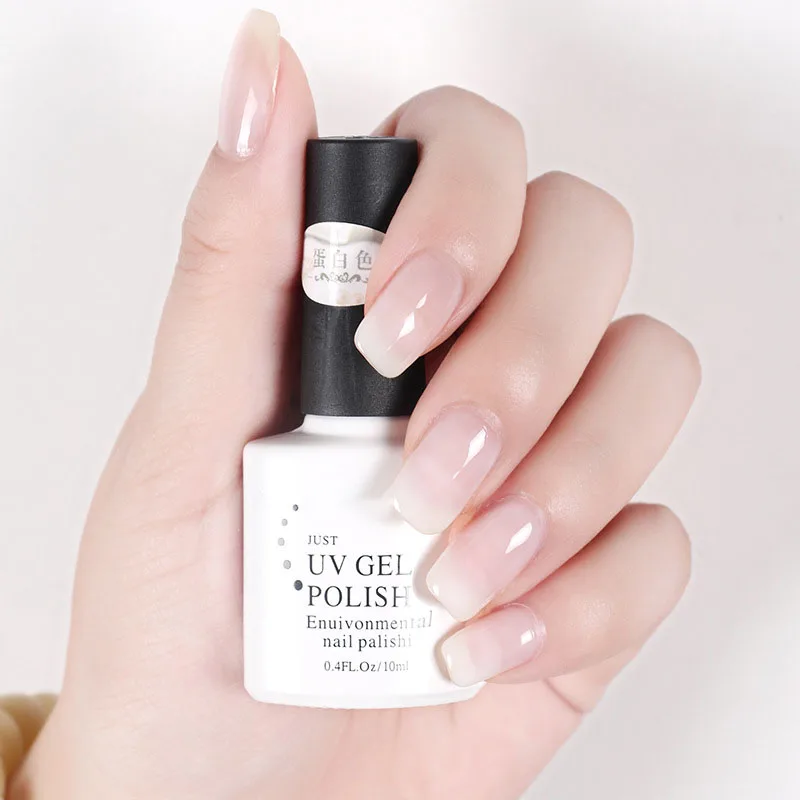 Milky white Протеиновый крем для ногтей желе фототерапия Bobbi Гель-лак для ногтей - Цвет: Milky white