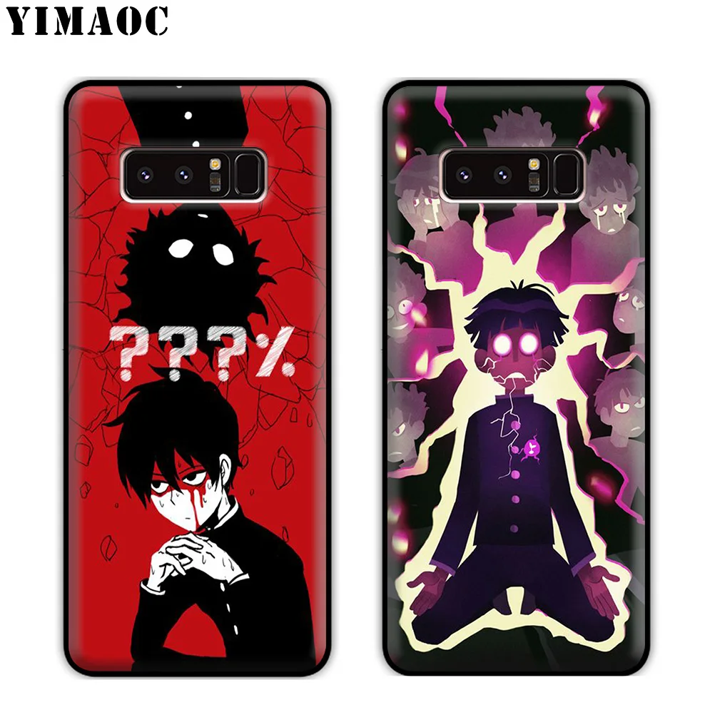 YIMAOC Mob Psycho (милый чудак 100 Мягкий силиконовый чехол для телефона samsung Galaxy Note 10 плюс 9