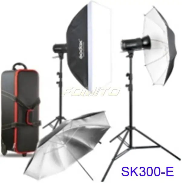 Набор для студийной вспышки Godox SK300 E Studio Flash SK Series 2 шт * fash head 220V Power Max 300WS