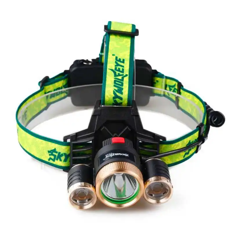 9000Lm 3X XML T6+2R5 LED Headlight Flashlight 18650 Torch Light Lamp powerful led flashlight head #4S5 | Освещение