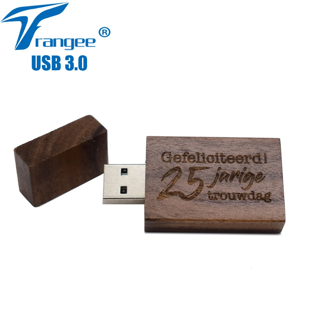 Trangee 10 шт./лот USB-флеш-накопитель орехового цвета USB 3 0 4 ГБ 8 16 32 флеш-накопитель 64