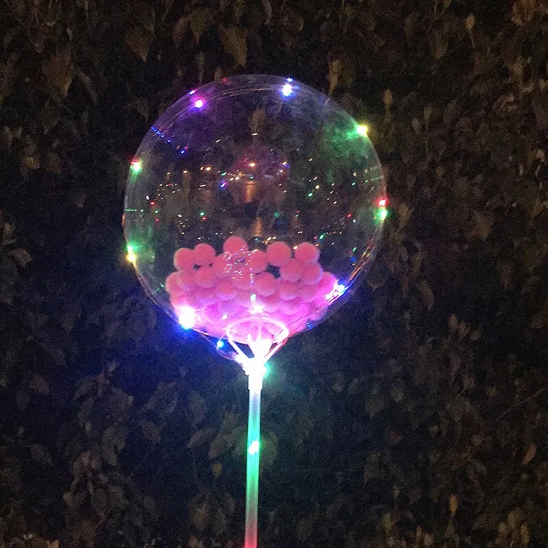 Bobo шар светящиеся шары Globos Сердце Конфетти декор для венчания расходные