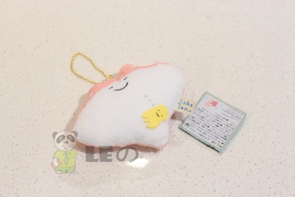 Pink Devil Fish Doll Pendant Manta Umbrella Toy Marine Life Ray Gift 12cm | Real Plush