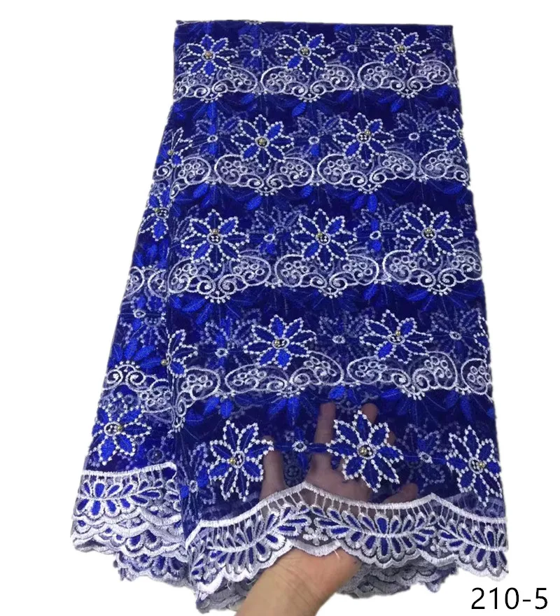

2019 African yellow thread embroidered net French lace fabric Ladie Nigeria Embroidery transparent mesh guipure lace fabric 210
