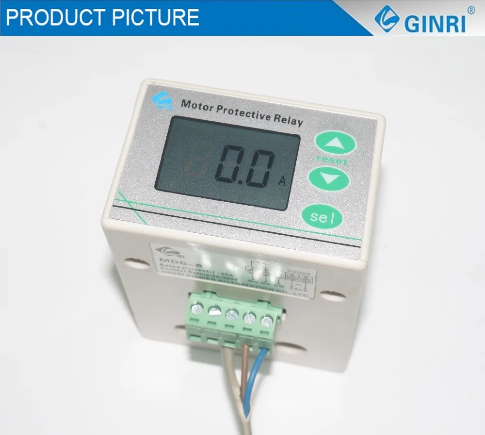 Ginri MDB-1Z цифровой защита двигателя контроллер обратная фаза защитных реле |