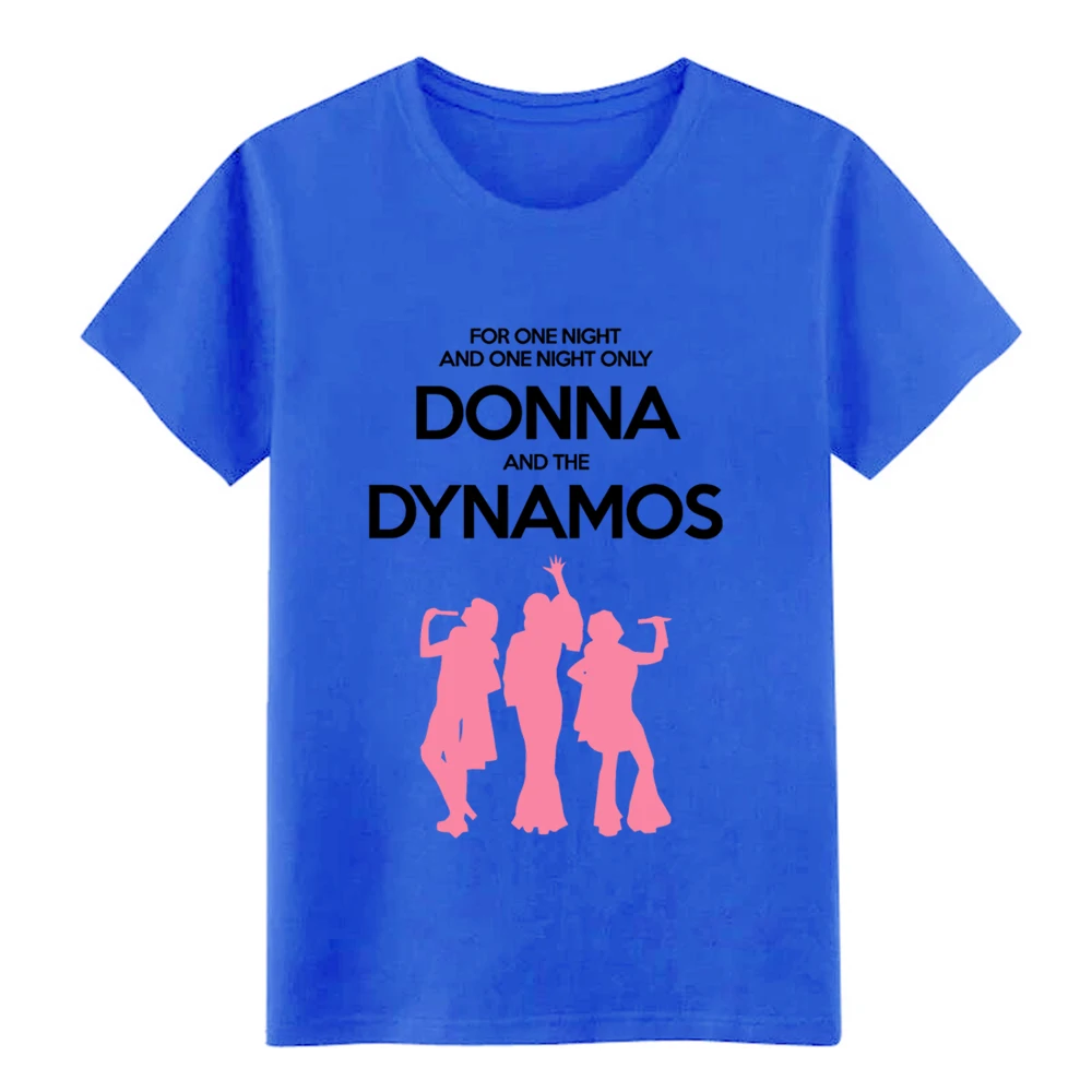 Мужская футболка DONNA AND THE DYNAMOS с круглым вырезом винтажная забавная летняя