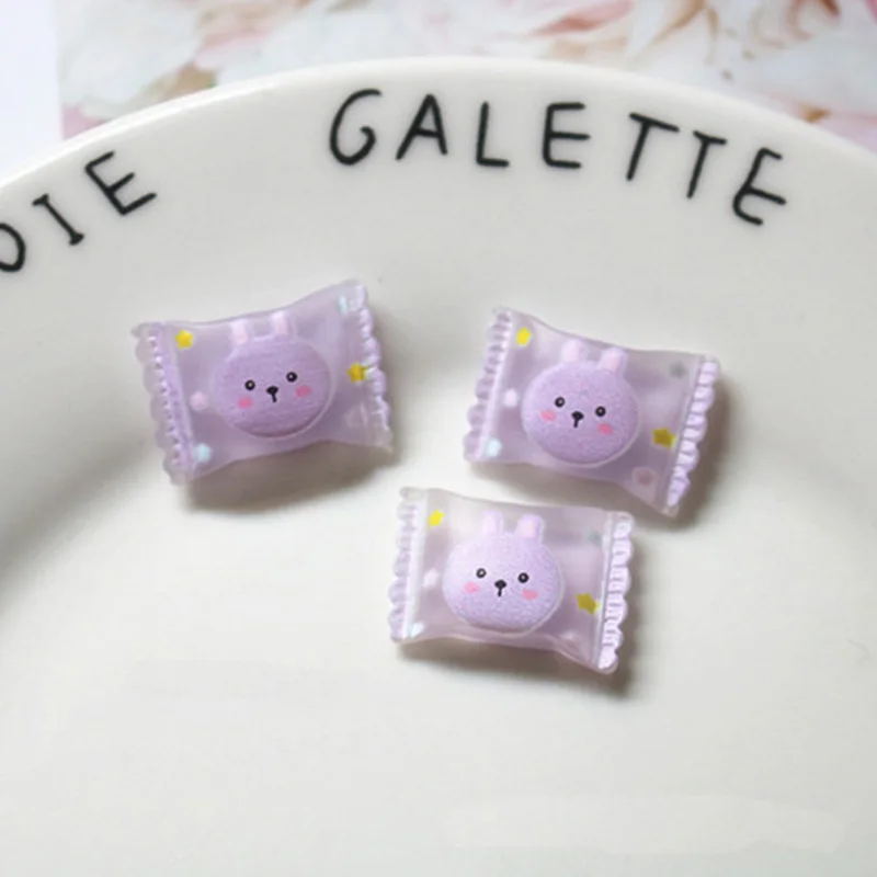 8 шт./лот подвеска в виде клубники кролика слайма конфет аксессуары сделай сам