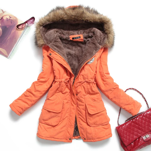 ZQLZ Spring Autumn Winter Jacket Women 2022 Thick Warm Hooded Parka Mujer Cotton Padded Coat 3XL Casual Slim Jacket Female 4