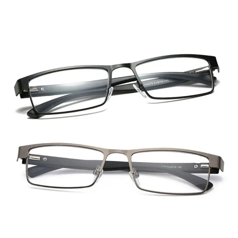 

1Pc Unisex Men Women Metal Rectangle Anti-fatigue Reading Glasses Presbyopia Eyeglass +1.0 - +4.0 Optional