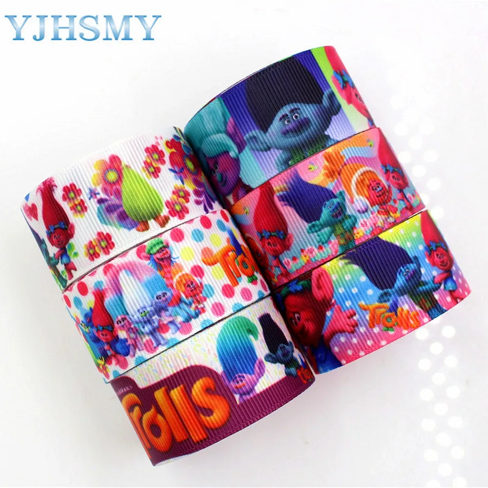 YJHSMY H 17522 825 10 ярдов 25 мм мультфильм термопечать grosgrain Свадьба DIY аксессуары