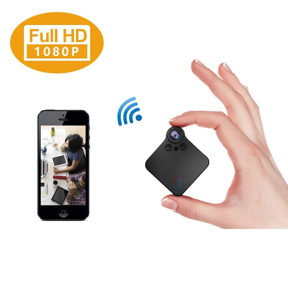 CCTV WIFI IP мини камера 1080P сенсор портативная охранная видеокамера маленькая ночное