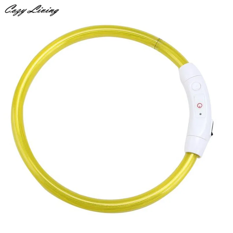 Светодиодный светящийся ошейник Перезаряжаемые USB Водонепроницаемый