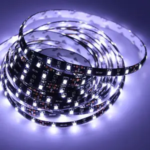 Черная Светодиодная лента водонепроницаемая 5 м 3528 2835 SMD|led ribbon|black pcbstrip light waterproof |