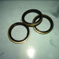 25 pcs type 6 36 bonded washer metal rubber oil drain plug gasket fit m6 m36 combined washer sealing ring