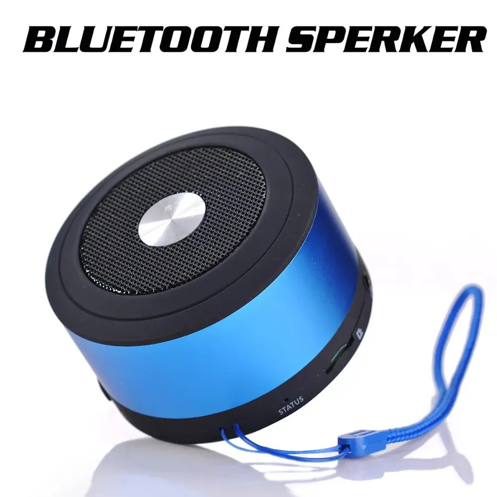 Мини металлическая портативная карта TF памяти Bluetooth динамик беспроводной