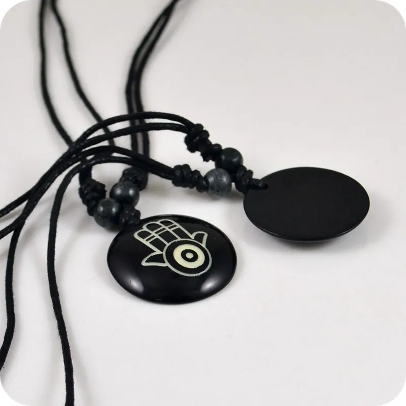 Винтажное ожерелье с подвеской рука Фатимы из каучука Хамса Женский амулет