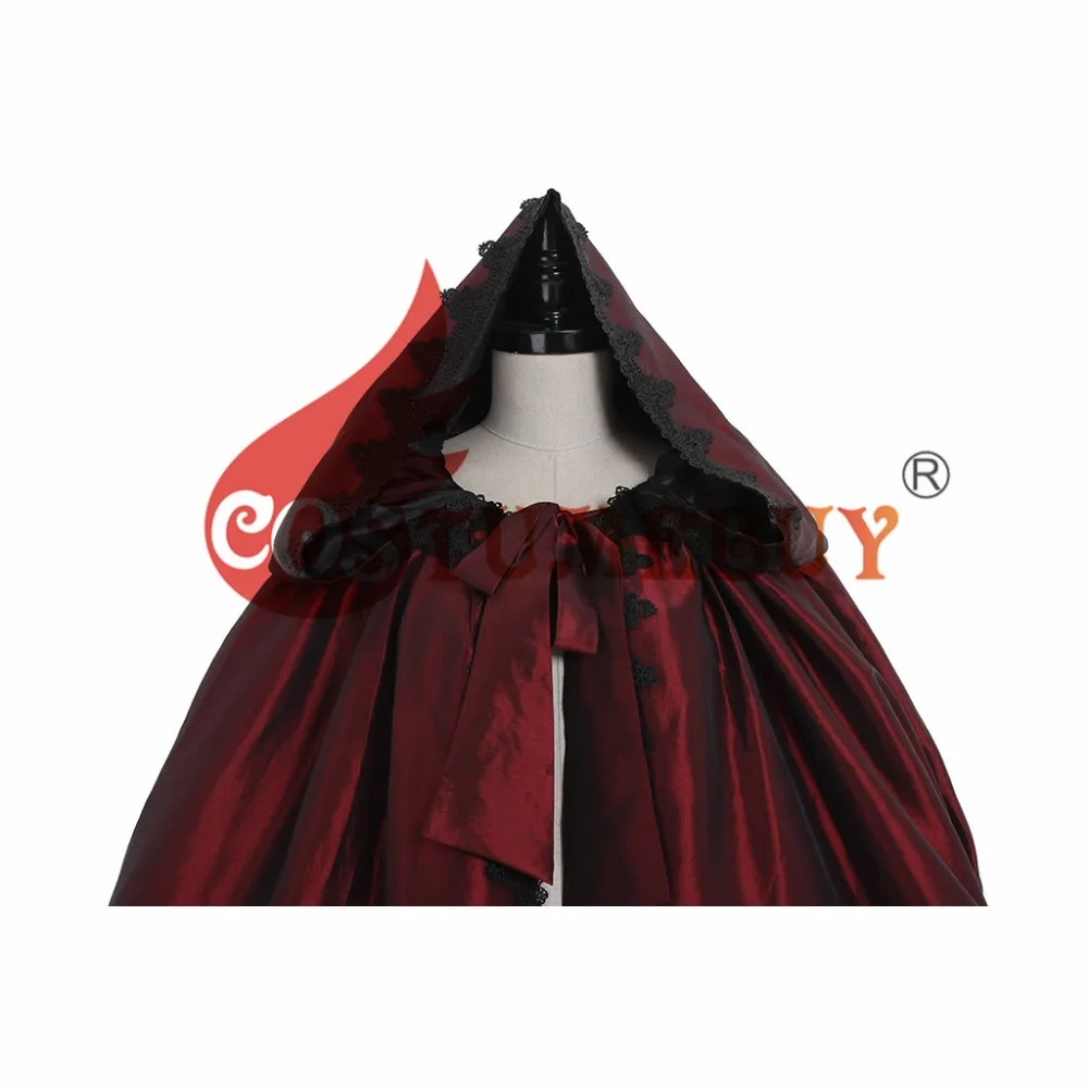 CostumeBuy длинный мантия Шелковый плащ пальто куртка Wicca халат средневековый Плащ Хэллоуин опера Косплей вечерние ведьмы костюм волшебника LARP
