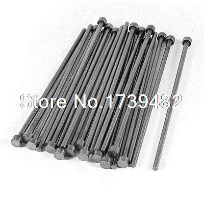 25 Pcs 4mm Diameter Round Tip Steel Straight HSS Ejector Pin | Обустройство дома