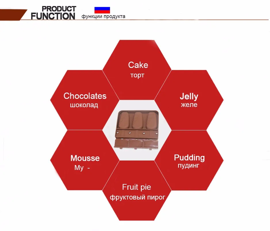 Силиконовый мороженое плесень с 20CS палка половина полосатая форма мороженое Парфе на палочке плесень Замороженные Еда инструменты