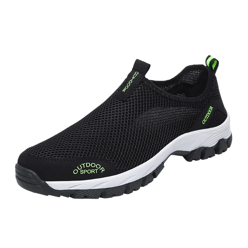 Spring autumn Shoes casual solid Hot Sale Men's Fashion Leisure Climbing shoes Men breathable mesh Running Sport Sneakers