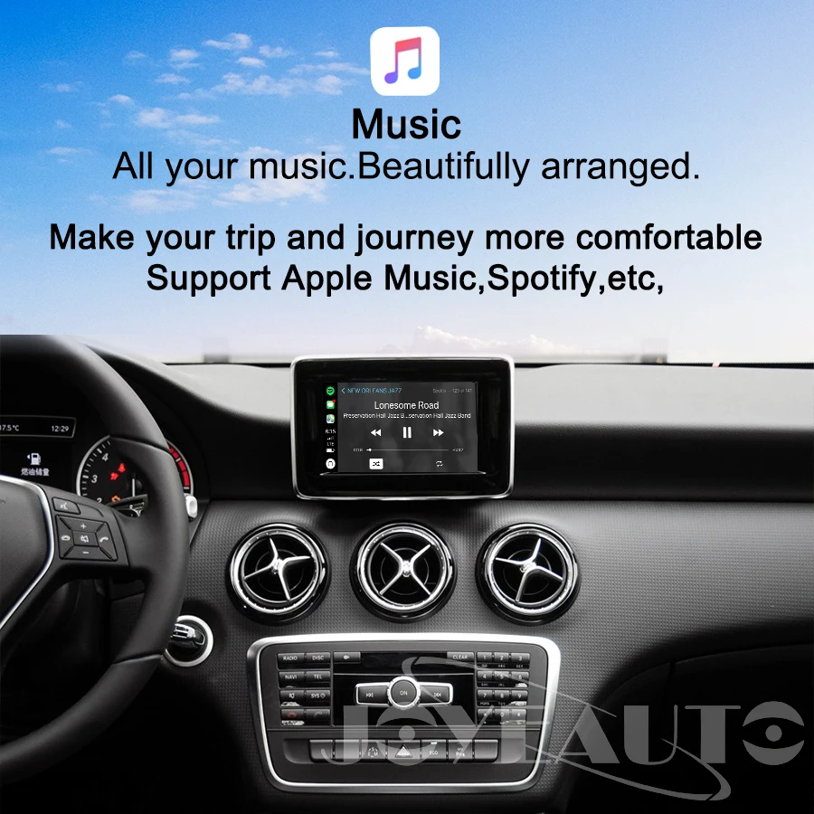 Joyeauto wifi беспроводной OEM Apple Carplay для Mercedes NTG 4,5 4,7 автомобиль играть класс W176 W204 2011-14 iOS/Android Авто зеркальное отображение