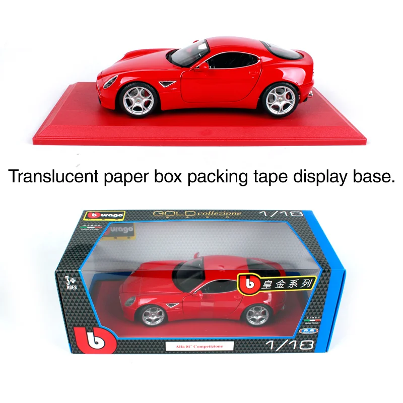 Buurago 1:18 2007 Alfa Romeo 8C Competizione спортивный автомобиль литая модель автомобиля игрушка в коробке Новое поступление 12077