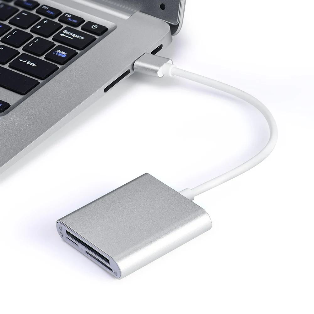 Kebidu модная металлическая оболочка 3 в 1 USB многофункциональная стабильная