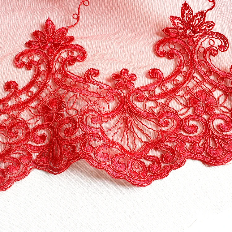 1.3*1meter embroidery Lace Fabric for wedding dress Embroidered applique party dresses fabrics DIY curtain bridal tulle | Дом и сад