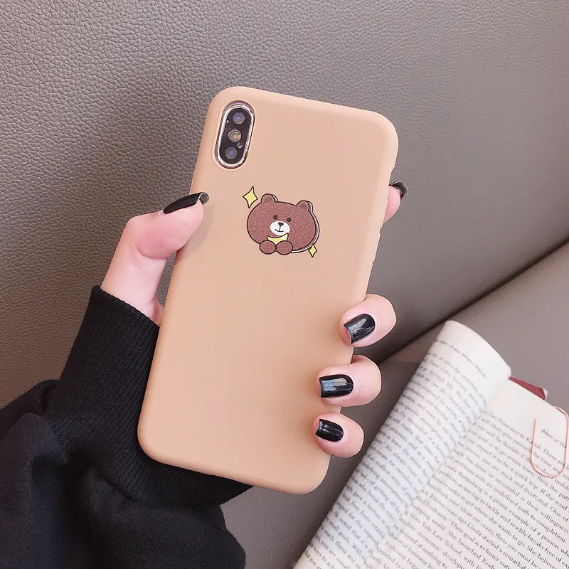 Подглядывания и милые носки с рисунками зверей из мультфильмов коричневый