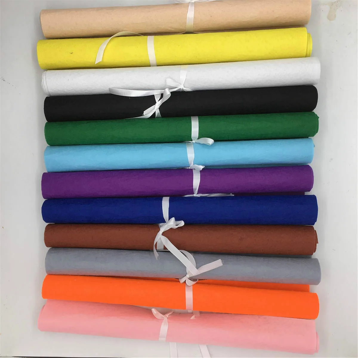 12 pcs 50CMX40CM Felt Fabric Polyester Non-woven 1 MM Thick Handmade fabric Kindergarten creative DIY materials | Дом и сад