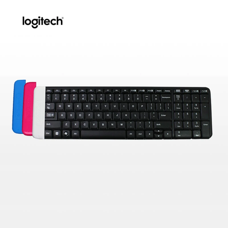 Беспроводная клавиатура logitech K230 2,4G мини-клавиатура с приемником Unifying