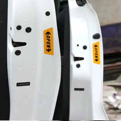 Авто Стайлинг дверь открытой Безопасность Предупреждение чехол для FIAT 500 Tipo Punto