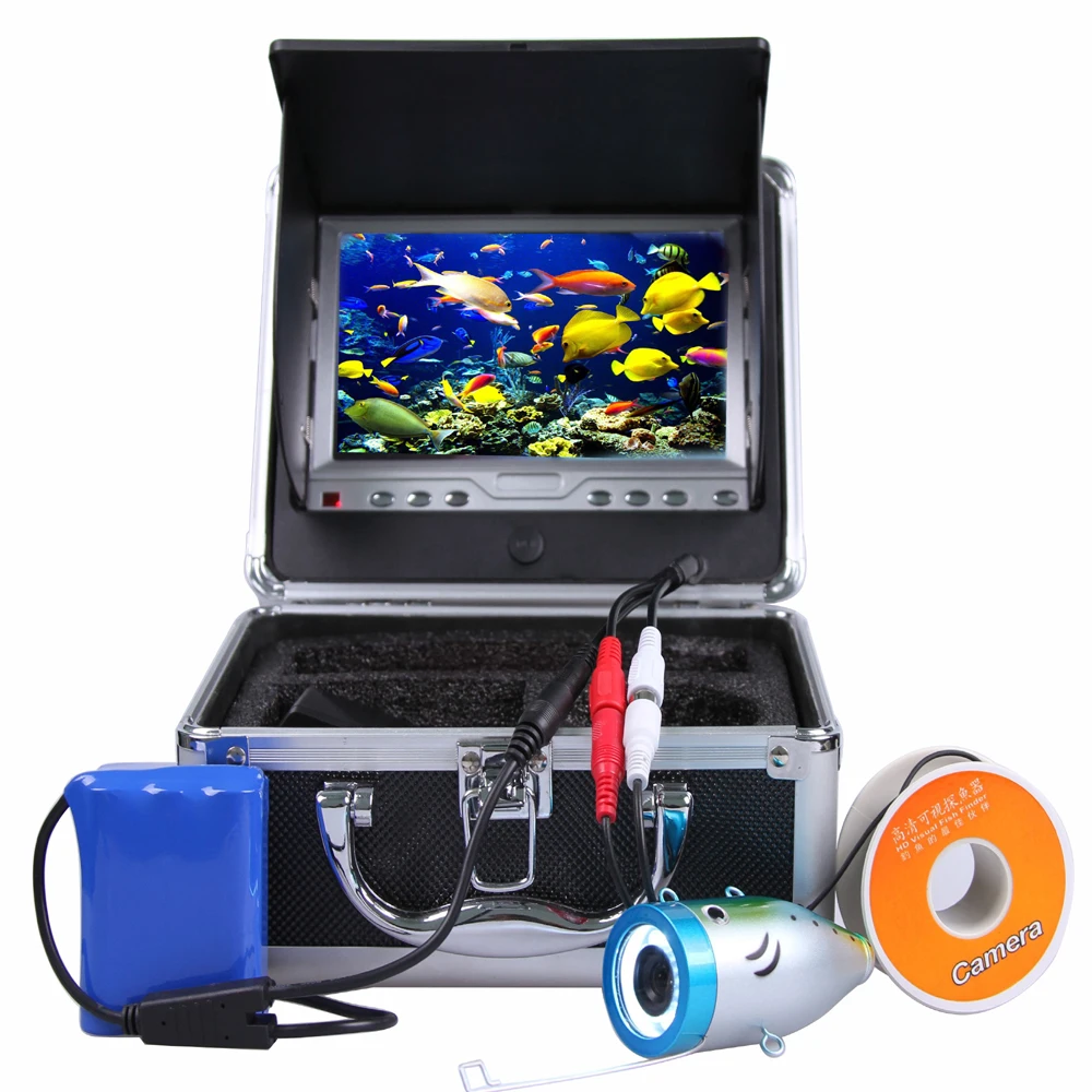 Подводная мини камера 700TVL на глубине 30 метров и комплект цифрового ЖК монитора 3 5