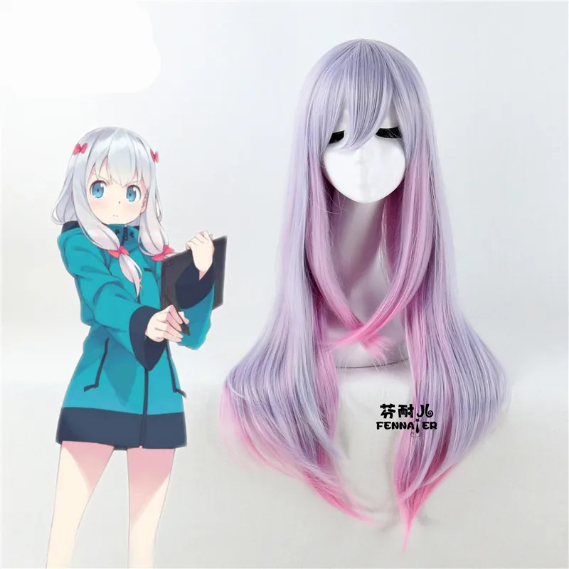 Японский аниме &quotEromanga Sensei&quot Izumi Sagiri Косплэй парик комиксов костюм для Comic con