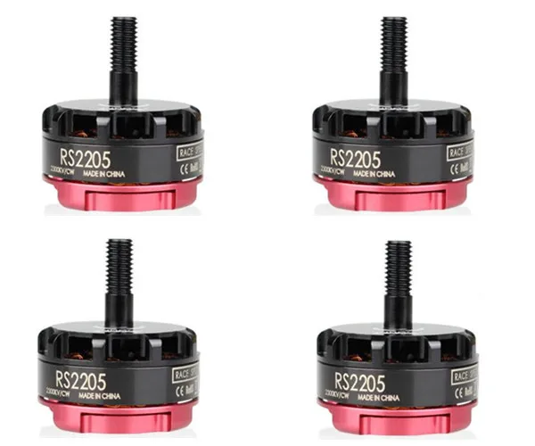 4 компл./лот оригинальный Emax RS2205 2300 кв 2600 бесщеточный двигатель для FPV Quad Racing QAV Race 2