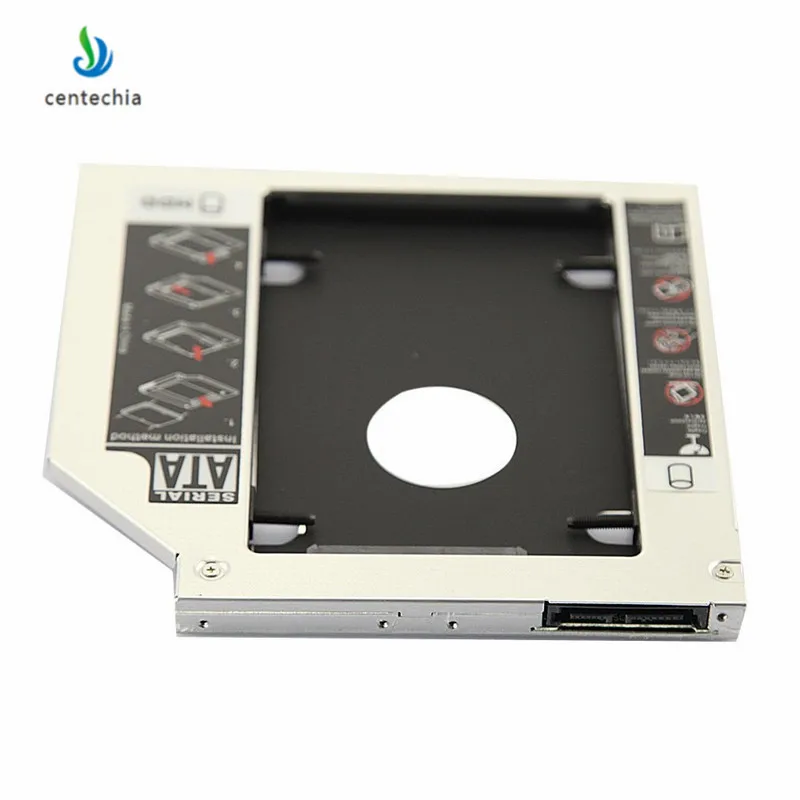 Centechia Универсальный сгущенный 12,7 мм SATA SSD hdd жесткий диск Caddy адаптер Sata Houder для DVD-ROM CD Optische Bay