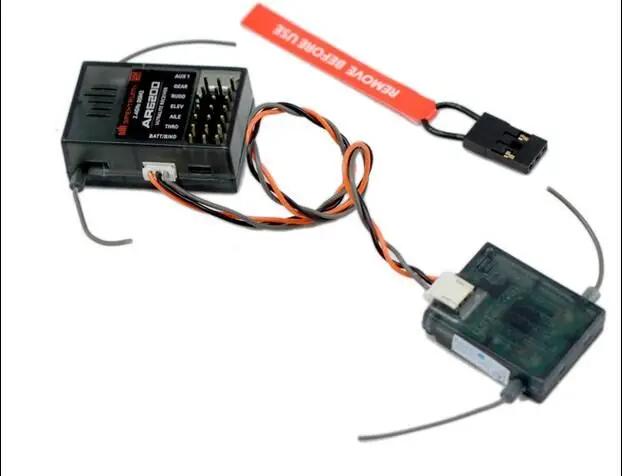 AR6200 2 4G 6Ch приемник для DX6i DX7 DX8 DX9 DSM2 со спутниками|Детали и аксессуары| |