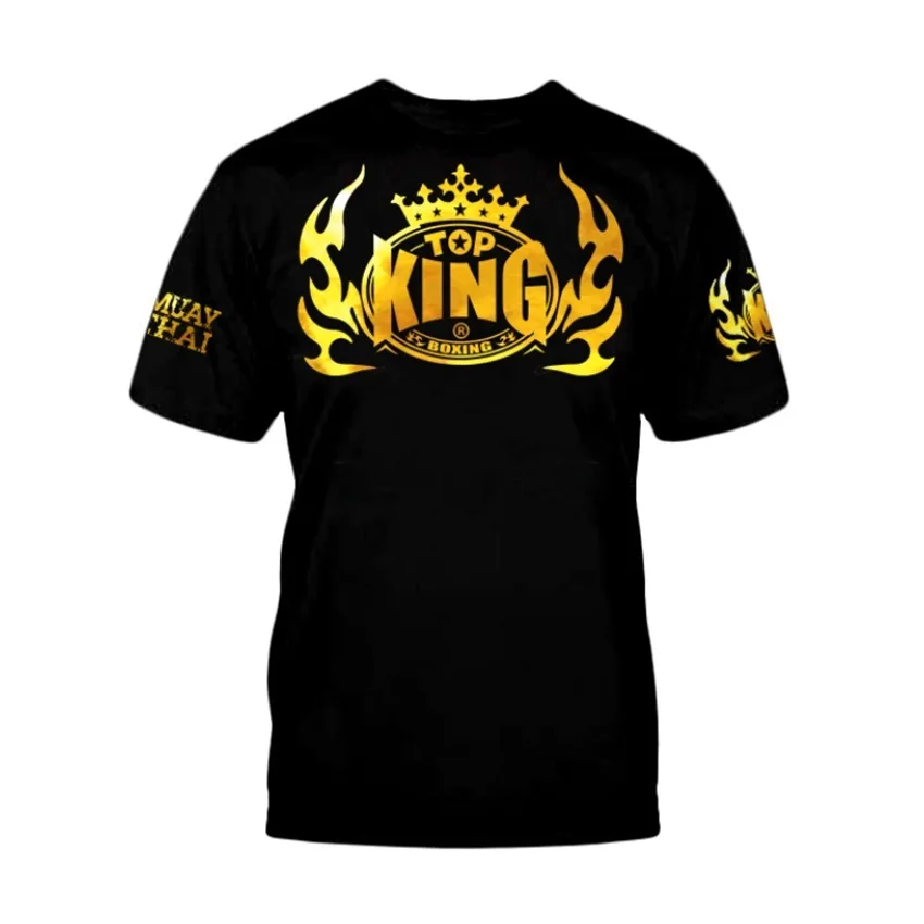 Thai Tiger MMA Fight Мужская Боевая клетка корона боксерские футболки Муай Тай мужские XXL